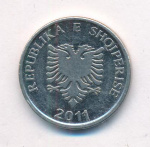 Албания 5 леков, 2011 (5 лек. Албания. 2011)