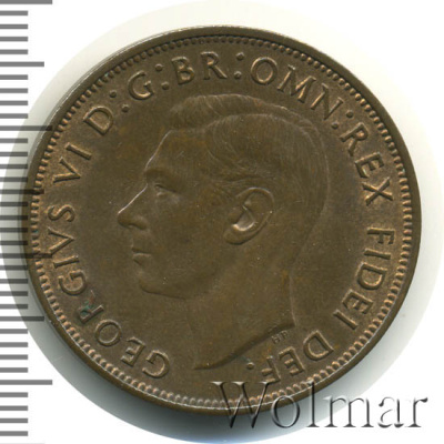 Великобритания 1 пенни, 1951 (1 пенни. Великобритания 1951г. Br.)