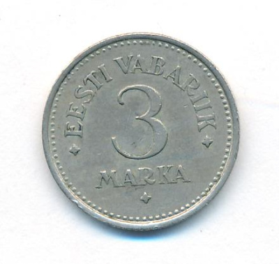 Эстония 3 марки, 1922 (3 марки Эстония. 1922)