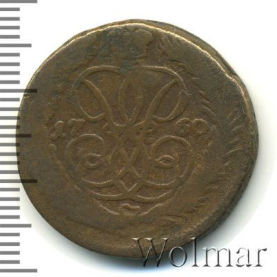 1 копейка 1760 г. Елизавета I. (1 копейка 1760г. Cu.)