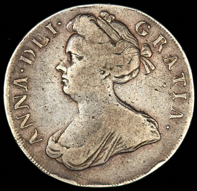 Англия 1 крона, 1706 (1 крона 1706 (Великобритания))