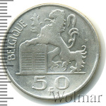 Бельгия 50 франков, 1949 (50 франков. Бельгия 1949г. Ag.)