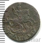 Полушка 1759 г. Елизавета I. (Полушка 1759г. Cu. RR, Петров - 3 рубля, Ильин - 1 рубль)
