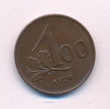 Австрия 100 крон, 1924 (100 крон. Австрия 1924)