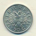 Австрия 50 грошей, 1935 (50 грошей. Австрия 1935)