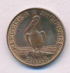 Албания 1 лек, 2008 (1 лек. Албания 2008)