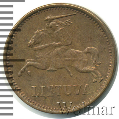 Литва 2 цента, 1936 (2 цента. Литва 1936г. Br.)