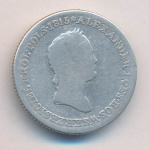 1 злотый 1830 г. FH. Для Польши (Николай I). (1 злотый. 1830)