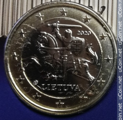 Литва 1 евро, 2020