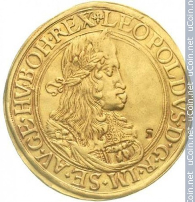 Австрия 5 дукатов, 1670