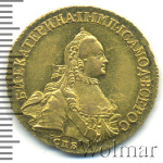 5 рублей 1762 г. СПБ. Петр III. (5 рублей 1762г. СПБ. Au 8,27. RR Петров - 40 рублей, Ильин - 25 рублей.)