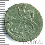 Полушка 1775 г. ЕМ. Екатерина II. (Полушка 1775г. ЕМ. Cu. RR, Петров - 5 рублей, Ильин - 3 рубля.)