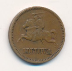 Литва 1 цент, 1936 (1 цент. Литва 1936)