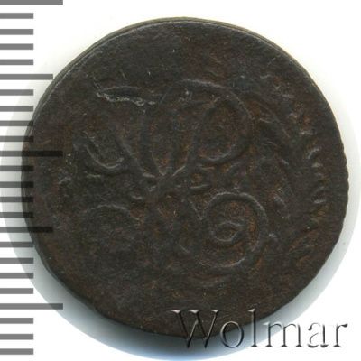 Денга 1760 г. Елизавета I. (Денга 1760г. Cu.)