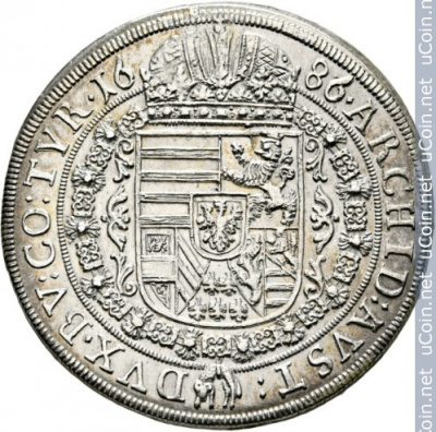 Австрия 1 талер, 1686