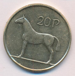 Ирландия 20 пенсов, 1998 (20 пенсов. Ирландия. 1998)