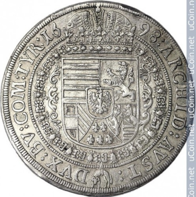 Австрия 1 талер, 1698