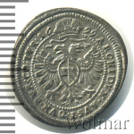 Австрия 1 крейцер, 1699 (1 крейцер. Австрия 1699г. Ag.)