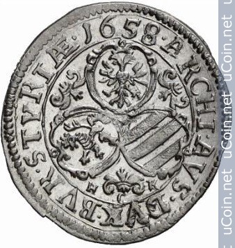 Австрия 3 крейцера, 1658