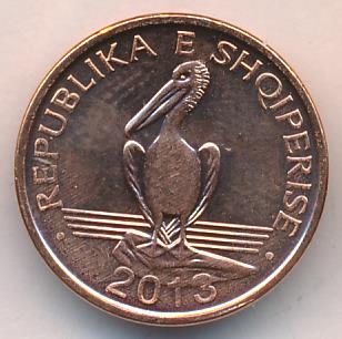 Албания 1 лек, 2013 (1 лек. Албания. 2013)