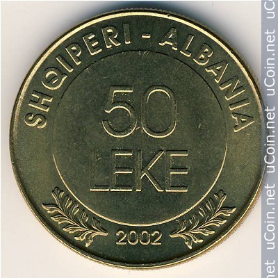 Албания 50 леков, 2002