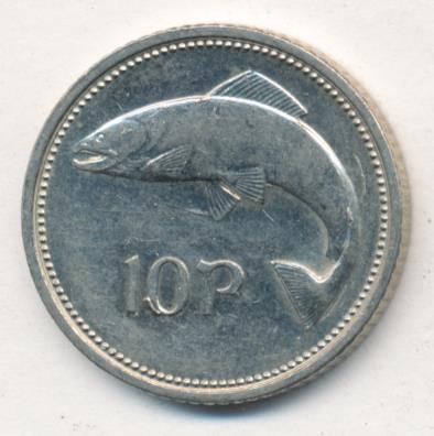 Ирландия 10 пенсов, 1996 (10 пенсов. Ирландия. 1996)