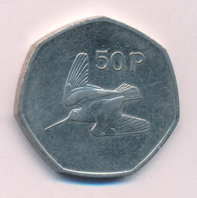 Ирландия 50 пенсов, 2000 (50 пенсов. Ирландия 2000)