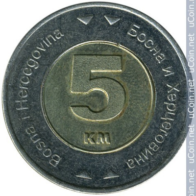 Босния и Герцеговина 5 марок, 2009