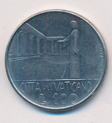 Ватикан 100 лир, 1978 (100 лир Ватикан. 1978)