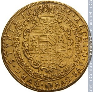 Австрия 6 дукатов, 1680