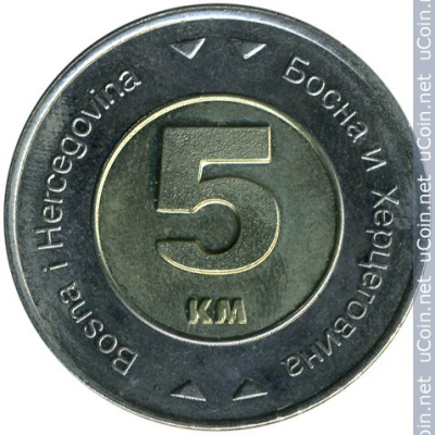 Босния и Герцеговина 5 марок, 2005