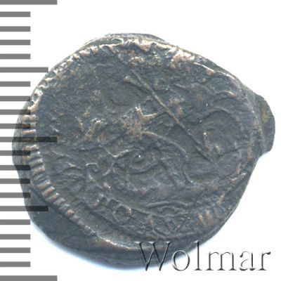 Полушка 1759 г. Елизавета I. (Полушка 1759г. Cu. RR, Петров - 3 рубля, Ильин - 1 рубль.)