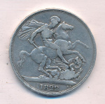 Великобритания 1 крона, 1822 (1 крона. Великобритания. 1822)