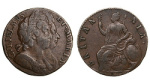 Англия ½ пенни, 1694 (Англия. Вильгельм и Мария. 1/2 пенни.)