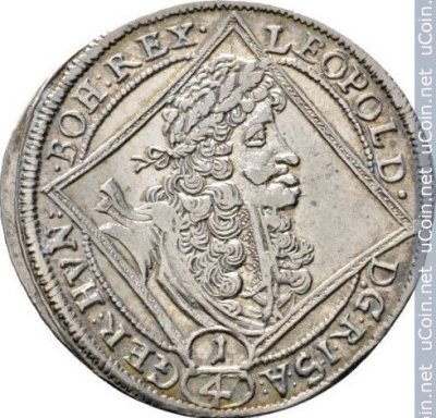 Австрия ¼ талера, 1704