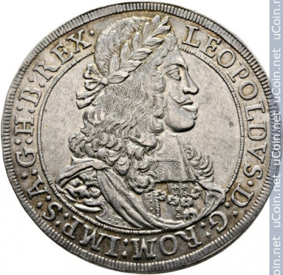 Австрия 1 талер, 1668