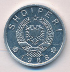 Албания 10 киндарок, 1988 (10 киндарка. Албания 1988)