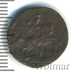 Полушка 1759 г. Елизавета I. (Полушка 1759г. Cu. RR, Петров - 3 рубля, Ильин - 1 рубль)