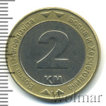 Босния и Герцеговина 2 марки, 2008 (2 марки. Босния и Герцеговина 2008г. Bm.)