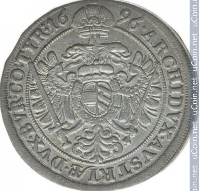Австрия 15 крейцеров, 1696