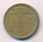 Исландия 1 крона, 1929 (1 крона. Исландия. 1929)