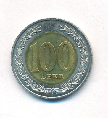 Албания 100 леков, 2000 (100 лек. Албания. 2000)