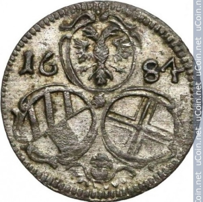 Австрия 2 пфеннига, 1684