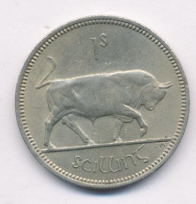 Ирландия 1 шиллинг, 1968 (1 шиллинг. Ирландия. 1968)
