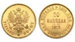 20 марок 1912 г. S. Для Финляндии (Николай II) (Россия. Для Финляндии. 20 марок 1912 года. S.)