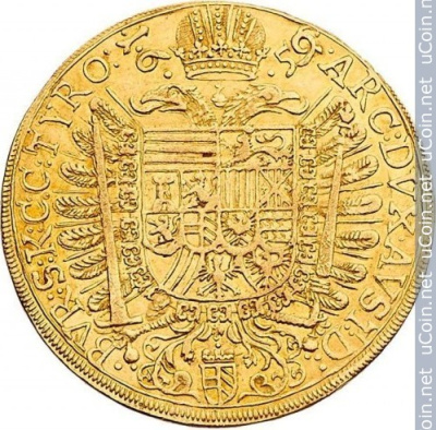 Австрия 10 дукатов, 1659