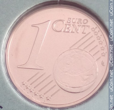 Латвия 1 евроцент, 2019