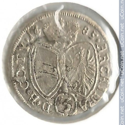 Австрия 3 крейцера, 1685