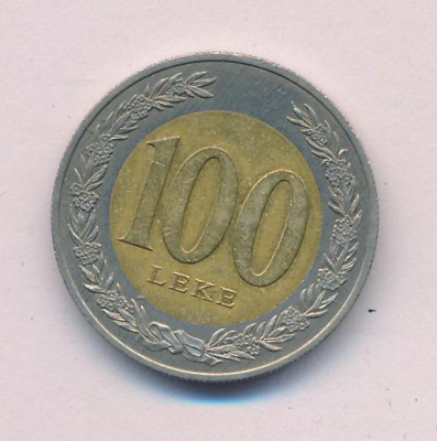 Албания 100 леков, 2000 (100 лек. Албания. 2000)