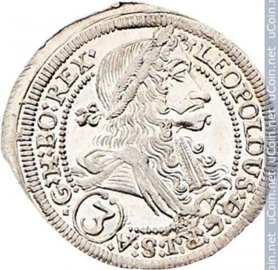 Австрия 3 крейцера, 1704
